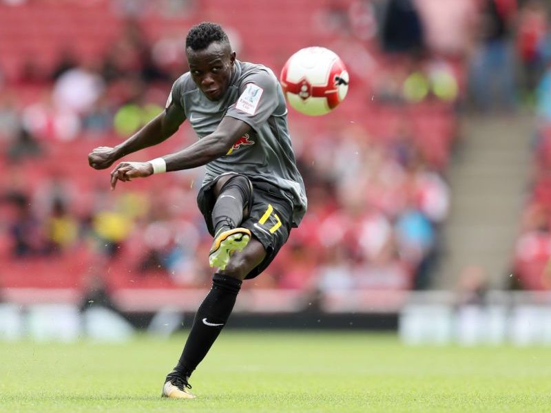 RB Leipzig s Armindo Bruma in action during the pre season match at the Emirates Stadium London Pi