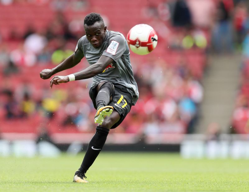 RB Leipzig s Armindo Bruma in action during the pre season match at the Emirates Stadium London Pi