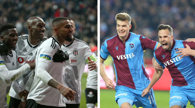 Beşiktaş - Trabzonspor muhtemel 11'leri