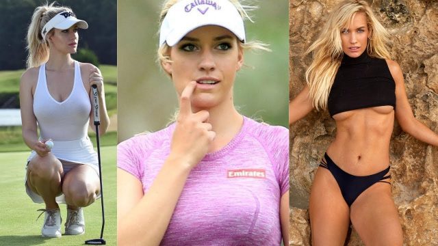 Paige Spiranac home golf videos