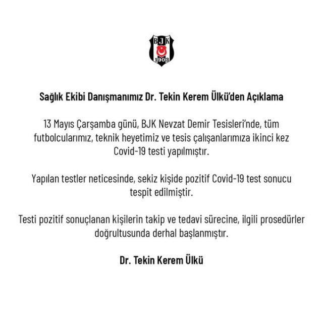 Beşiktaş a&ccedil;ıklama