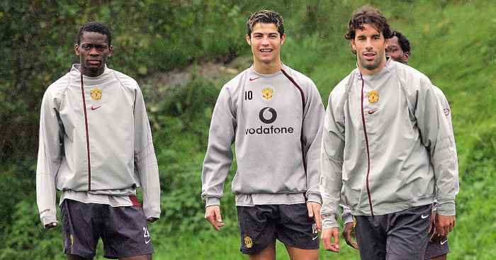 Cristiano Ronaldo-Louis Saha-Ruud Van Nistelrooy