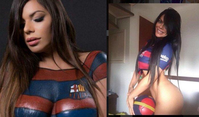 Çılgın Messi hayranı Suzy Cortez