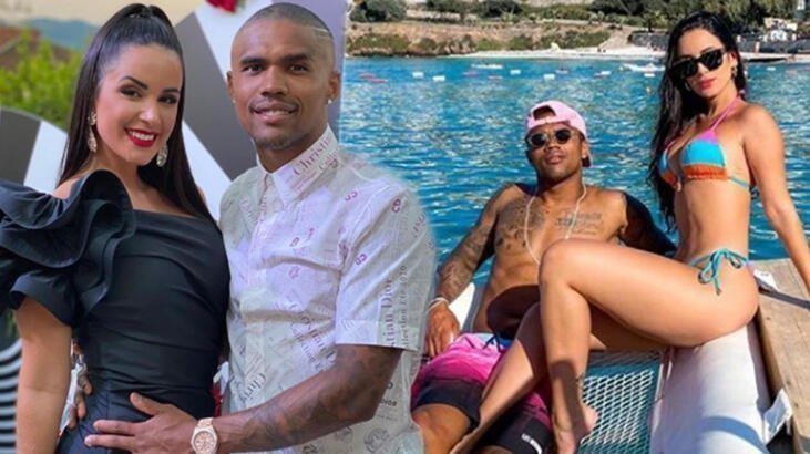 Douglas Costa ve sevgilisi