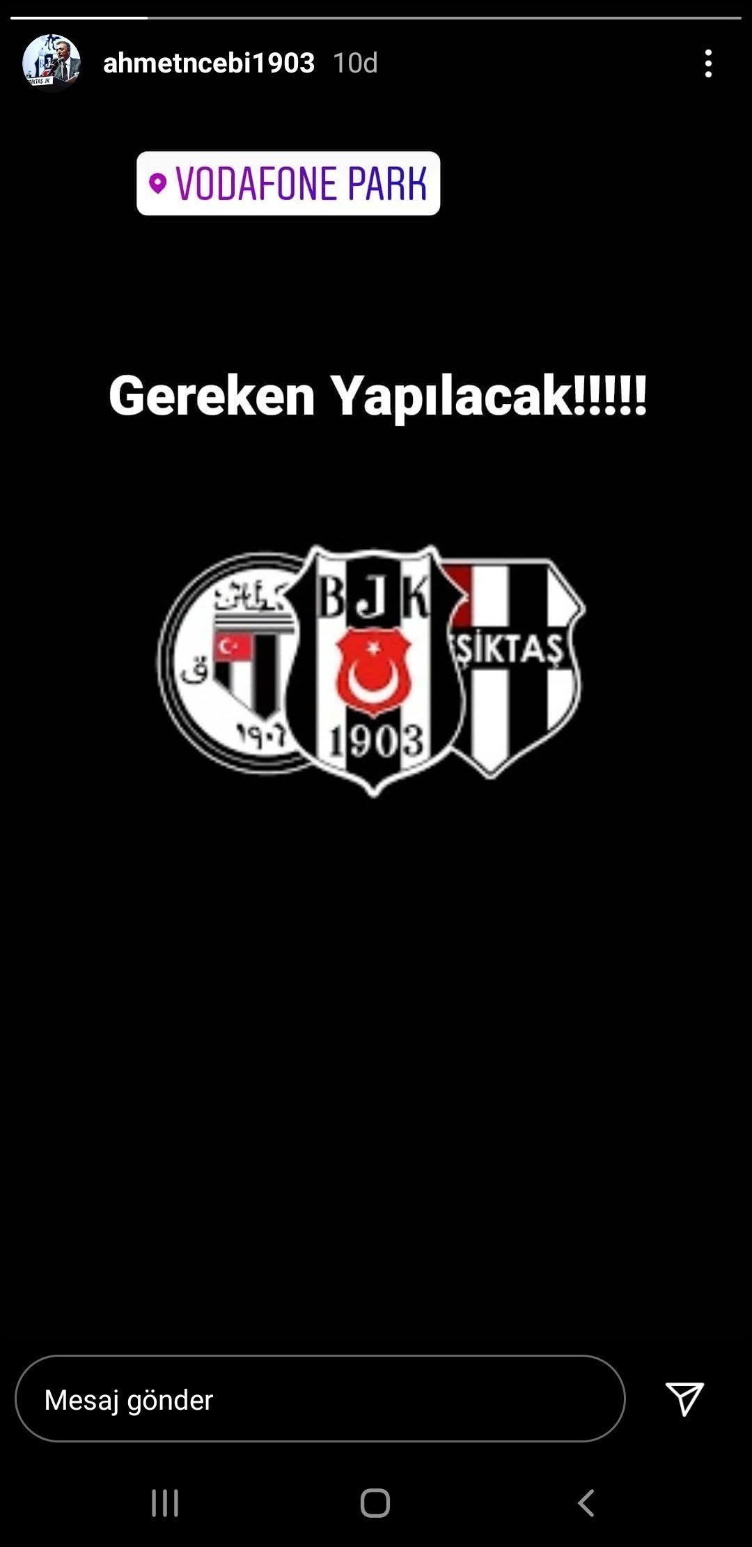 Ahmet Nur &Ccedil;ebi'den flaş paylaşım