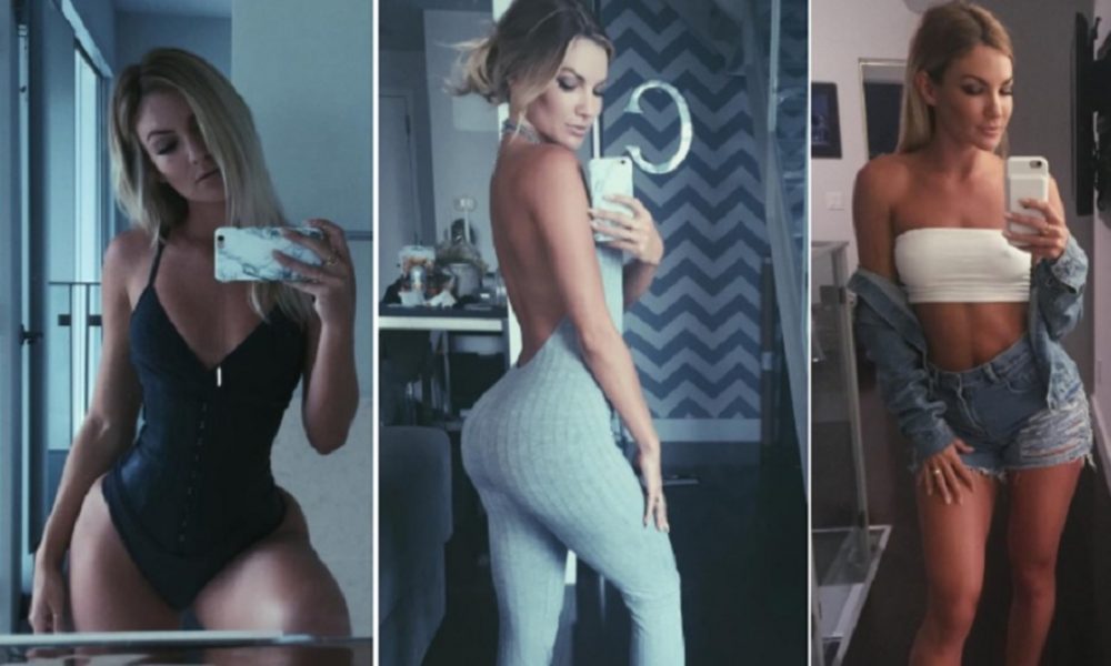 Ronaldo'nun eski sevgilisi Cassandre Davis'ten nefes kesen poz