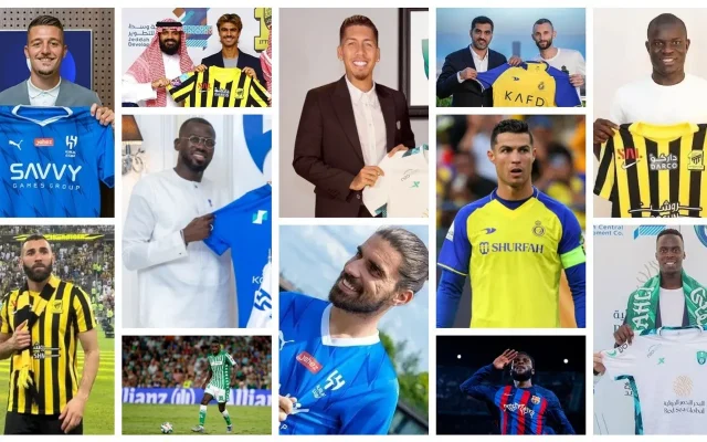 Suudi Arabistan Ligi'ne transfer olan futbolcular