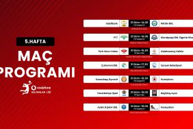 Vodafone Sultanlar Ligi’nde 5. Hafta Başlıyor