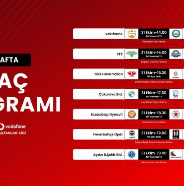 Vodafone Sultanlar Ligi’nde 5. Hafta Başlıyor